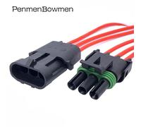 3pin Delphi-Fiche De Pack Météo Automatique, Étanche, Femelle, Mâle, Connecteur, Fil, Sfp 2.5, 12015792, 1, 2, 3, 4, 6 Broches, 12015797mm "Nipseyteko