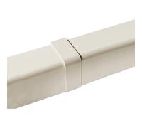 3S SuperSamaStore Couvre-joint pour Goulotte de Clim, 80 x 60 mm - 5 Pièces | Couvre-joint pour raccordement droit de goulottes de climatisation mono-split et dual-split, PVC rigide, blanc