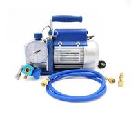3S SuperSamaStore Kit de Charge et de Vide Gaz Refrigerante avec Pompe 42 L/min et Manomètre, pour R32 R410A R407C R134A, Ensemble de Vide et de Charge pour Climatisation