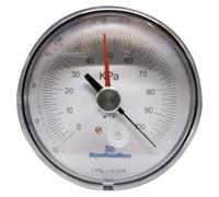 3S SuperSamaStore Vacuomètre Professionnel Diamètre 80 mm avec Échelle 0/1000 mbar