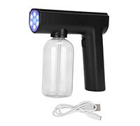 3T Groupe Mini Pistolet Désinfectant Électrique Pulvérisateur Brouillard Atomiseur de Poche Brumisateur Rechargeable (Noir)