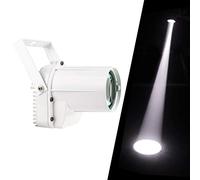3w Blanc Led Pinspot Lumiere Disco pour Boule a Facettes Projecteur Boule a Facette, Spot pour Boule a Facette avec Moteur Boule à Facettes Lumieres Scene, Boule Facette Spot de Scene je de Lumière Dj