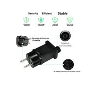 3X 4.5V 4.5W Plug LED Alimentation LED Transformateur Adaptateur de Prise IP44 Adaptateur de Lampe de Noël Étanche Prise UE