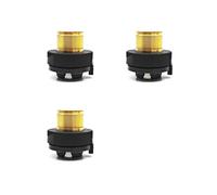 3X Adaptateur de Réservoir de Gaz CGA600 (1 Po-20 UNF) Vers Cartouche de Butane 220 G, pour Brasage, Soudage, Torche au Propane MAPP, Adaptateur de