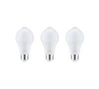 3X Ampoule de Capteur de Mouvement 12W, Ampoule LED de Sécurité Activée Par Mouvement Extérieur / Intérieur, 1000LM, E26 / B22,3500K Blanc Chaud