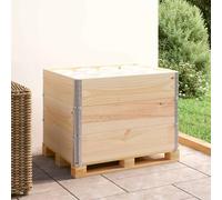 vidaXL Rehausses pour palettes 3 pièces 100 x 100 cm Bois de pin massif