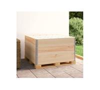 vidaXL Rehausses pour palettes 3 pièces 100 x 100 cm Bois de pin massif