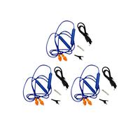 3X Bouchons D'Oreille Écouteur pour Travail, Suppression Du Bruit, Protection Auditive, Chantiers de Construction, Endroits Bruyants Bleu