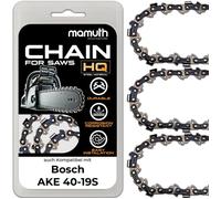 3x Chaine de scie Chaîne de tronçonneuse 40cm 1,1mm 3,8"" 57TG pour Bosch AKE 40-19S