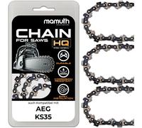 3x Chaîne de tronçonneuse 35cm 1 3mm 3/8"" 52 DOC pour AEG KS35