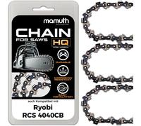 3x Chaîne de tronçonneuse 40cm 1,3mm 3/8"" 56 TG pour Ryobi RCS 4040CB