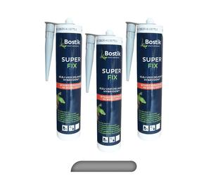 3x Colle Mastic Hybride Élastique Bostik Superfix 290ml Toutes Couleurs