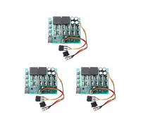 3X Contrôleur de Vitesse de Moteur 10-55V 100A PWM HHO RC Interrupteur de Commande Inverse avec Affichage LED