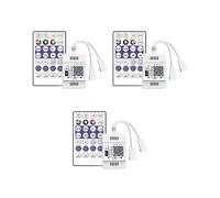 3X DC12-24V 28 Touches RF Contrôleur WiFi APP Musique Télécommande Vocale pour WS2812B WS2811 RVB LED Bande Lumière Gradateur Maison