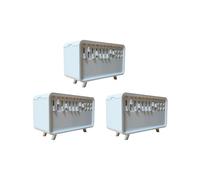 3X Diffuseur D'Arômes et D'Air à Bruit Blanc, Humidificateur avec 8 Niveaux de Bruit Blanc Réglables, Veilleuse, Haut-Parleur