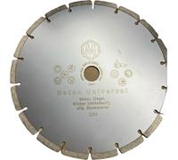 3x Disque diamant 230mm 22,23 Coupe à sec ou à l'eau 18 segments 39x2,6x7mm Béton Briques clinker pour matériaux de construction en général argenté