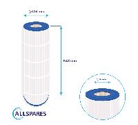 3x Filtre compatible avec Hayward CX870RE / PA100N / C-7487 / PC102 / CX870XRE