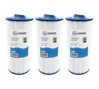 3x Filtre pour spa PTL50W-SV-P-4 / 6CH-50 / Blue Lagoon BLFS10