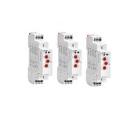 3X GEYA GRT8-M1 Sur Relais Temporisé à L'Arrêt 16A AC / DC12V-240V Relais de Minuterie Automatique Rail DIN Multifonction