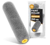 3x Instalguru Rouleau 15 cm Peinture Manchon Mousse Flocage Murs Floquée