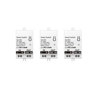 3X Module de Commutateur à Contact Sec Intelligent WiFi Tuya 10A Relais de Disjoncteur Universel à Monter Soi-Même Fonctionne avec Life Alexa AC