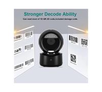 3X NETUM A5 Scanner de Codes-Barres 2D QR de Bureau, Lecteur de Codes-Barres USB Omnidirectionnel Mains Libres, Écran QR 1D, Numérisation de
