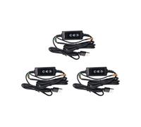 3X Nouveau USB Thermostat Commutateur LED Contrôle Numérique Contrôleur de Température Thermomètre Thermorégulateur 5-24V 12V