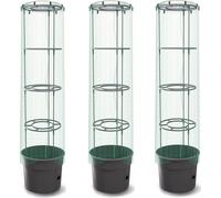 3x plante de tomate couvercle et film LDPE bac à plantes 12 L, cultivateur de tomates, pot de tomates, cache-pot, légumes, plante de tomate film de serre film respirant protection des plantes Frostsc