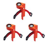 3X Poteau de Centrage Niveleur de Poteau En Fibre de Assemblage de Bulles Sangle de Niveau à Angle Droit Niveau Vertical Portable Orange