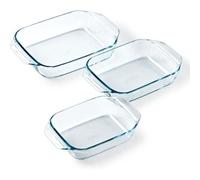 3x Pyrex Plat À Four Différentes Tailles