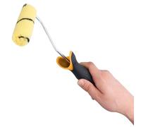 3x Rouleau Peinture 10 cm Recharge Laque Façade Mur Support Outils Peintre Travaux Rénovation Haute Absorption Finition Lisse Application Facile