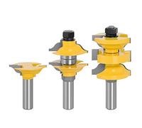 3x / Set entrée intérieure Tenon porte routeur Bit Ogee 12/12.7mm fraise carbure pour Machine de gravure travail du bois
