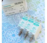 3X Siemens 3ND1822 fusible 63A taille 000 aM 500V Lot de 3
