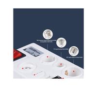 3X Support de Lampe de Test Multi-Interface, Testeur D'Ampoule LED 12 , Testeur LCD LED Polyvalent pour Ampoules E27 B22 E14, Prise UE