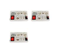 3X Support de Lampe de Test Multi-Interface, Testeur D'Ampoule LED 12 , Testeur LCD LED Polyvalent pour Ampoules E27 B22 E14, Prise UE
