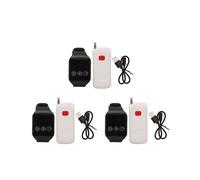 3X Téléavertisseur Sans Fil pour Soignants Système D'Appel D'Infirmière Sans Fil Bouton D'Alerte Étanche pour Hôpital à Domicile