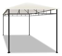 3x2 M gazebo extérieur en fer élégant gazebo de jardin couleur écru