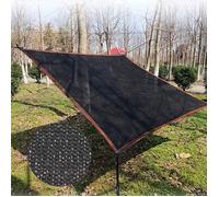 3x5m/9.84x16.4ft Filet D'ombrage Terrasse, Voile D'ombrage Toile D Ombrage Rectangulaire, Tissu noir VOILE D'OMBRAGE