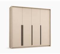 3xE Living Armoire-Penderie, Beige Sable, 255 x 217,2 x 65 cm