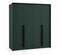 3xE Living Armoire-Penderie, Vert Bouteille, 210 x 217,2 x 65 cm
