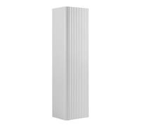 3xE Living Colonne de Salle de Bain, 1 Porte, 4 étagères, Blanc, 35 x 30 x 136 cm