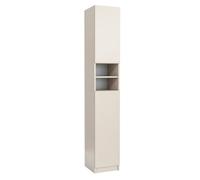3xE Living Colonne de Salle de Bain, 2 Portes, 6 étagères, Cachemire, 30 x 31,5 x 180,5 cm