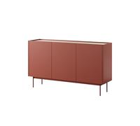 3xE Living Commode en Brique/chêne Moderne - Ensemble de Meubles Debout Auto-Assemblage
