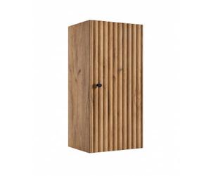 3xE Living Demi-Colonne de Salle de Bain, chêne Craft doré, poignées en Trois Couleurs, 35 x 27 x 68 cm