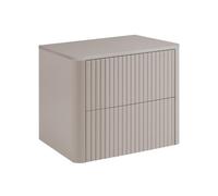 3xE Living Meuble de Salle de Bain 60, Cachemire, Plan Cachemire, 60,8 x 44,2 x 50 cm