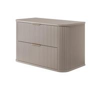 3xE Living Meuble de Salle de Bain, Cachemire avec poignée dorée, 80,4 x 51,7 x 41,5 cm