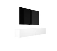 3xeliving Meuble TV suspendu - Blanc Mat