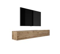 3xeliving Meuble TV suspendu - Chêne Wotan