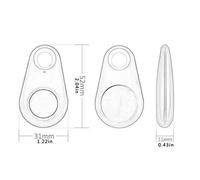 4.0 Anti-perte Clé Intelligent Finder Tracker Alarme Gps Localisateur Sans Fil blanc ?-UL