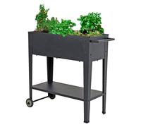4,00 € Jardinière surélevée en métal galvanisé à chaud 75 x 35 x 80, anthracite
